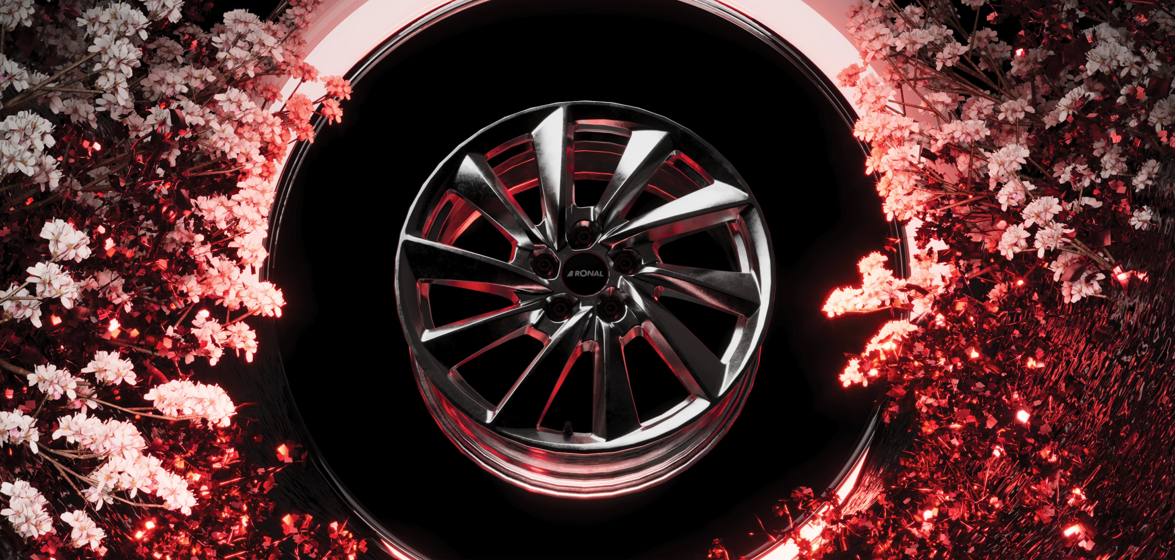 Ronal AG Rims — lifelike automotive rim 3D render
